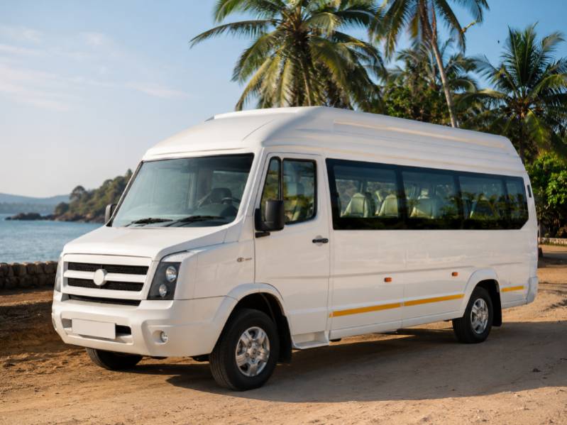 12 Seater Tempo Traveller Hire Goa | Travel People India