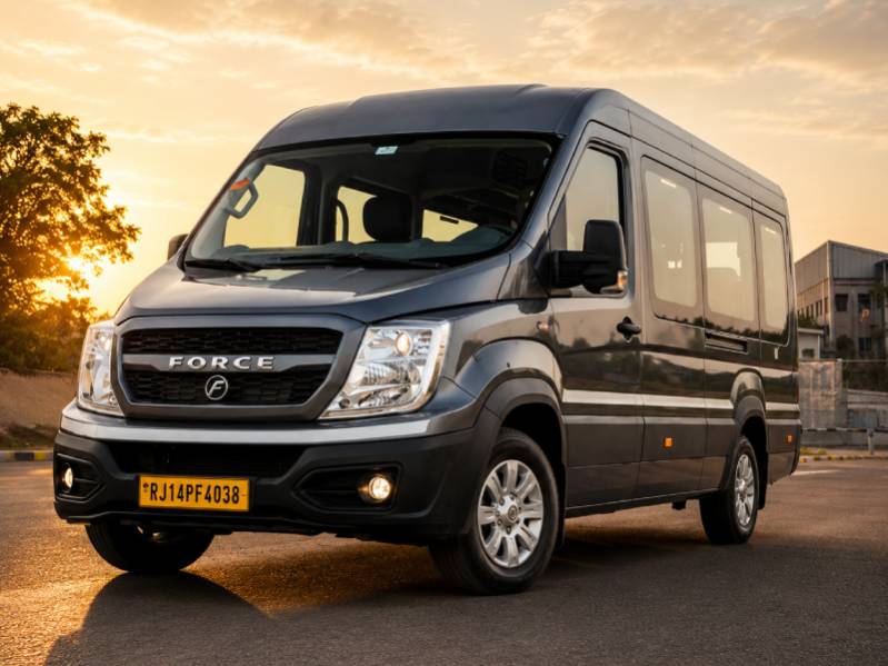Best 11 seater Force Urbania Rental in Goa