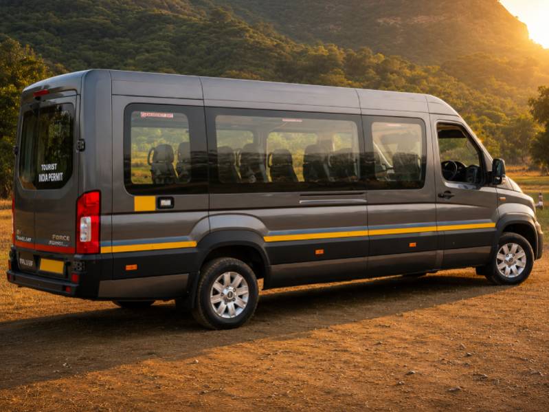 17 Seater Force Urbania Rental in Goa