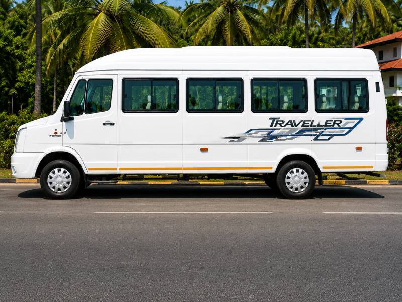 Tempo Traveller Rental Mopa Airport | Travel People India