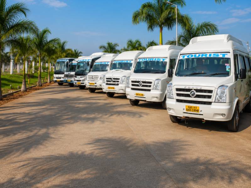 Tempo Traveller rental in Thivim Railway Station