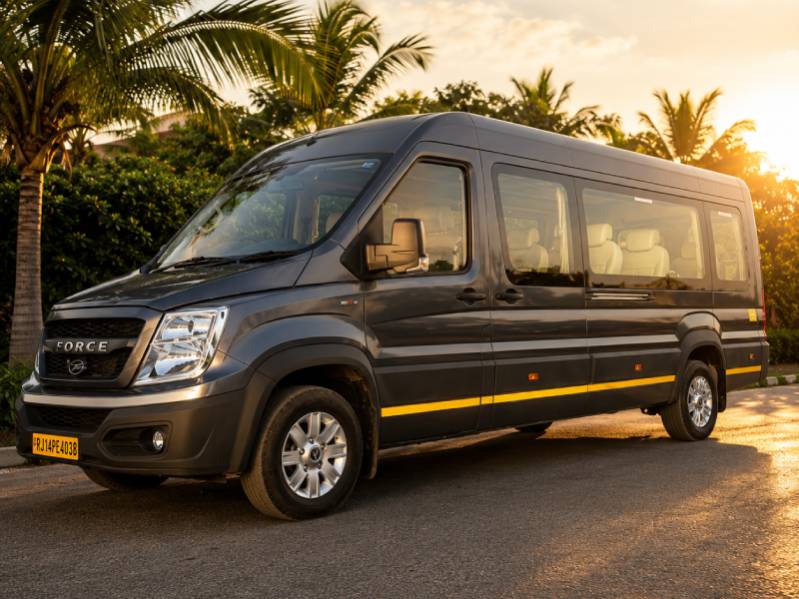 13 Seater Force Urbania Rental in Goa
