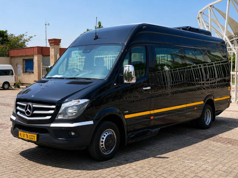 12 Seater Mercedes-Benz Sprinter Rental in Goa