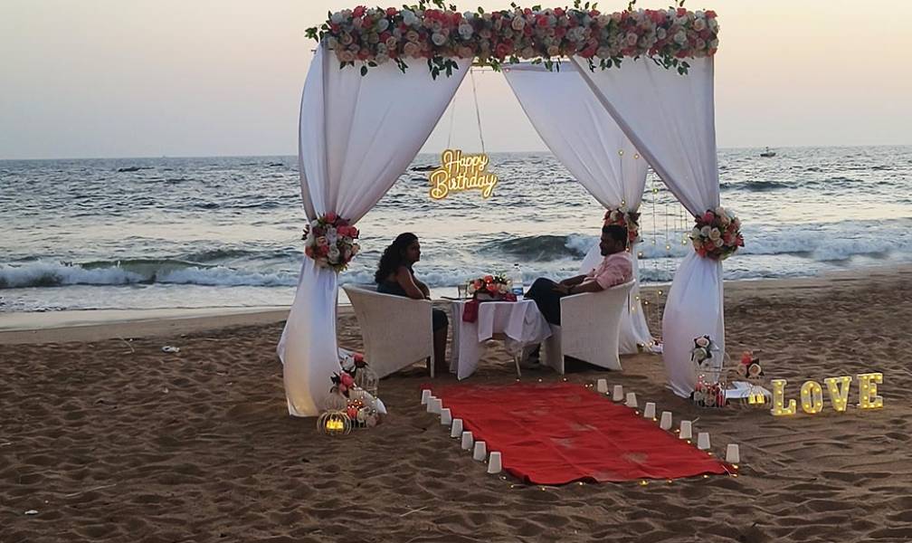 Goa Honeymoon Package with Candle Light Dinner